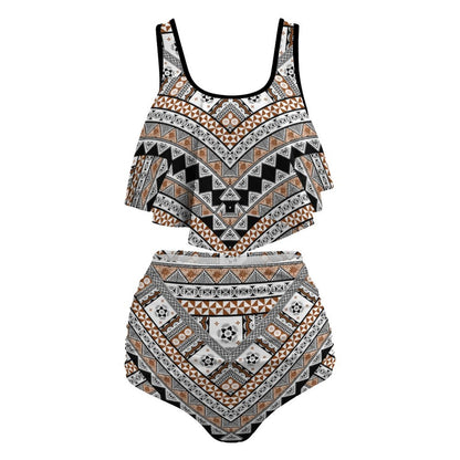 Fiji Masi Plus Size Women's Two piece Swimsuit with Tankini 2