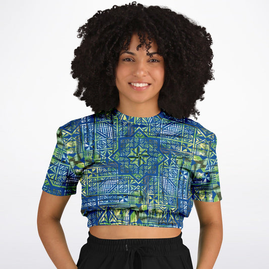 Fiji Masi  Short Sleeve Crop Top 6