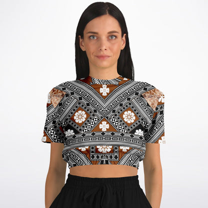Fiji Masi  Short Sleeve Crop Top 7