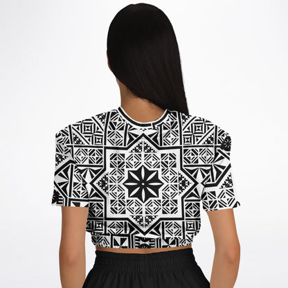 Fiji Masi  Short Sleeve Crop Top 3