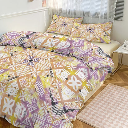 Fiji Masi 3-Piece Bedding Set-90"x90"/ 229x229cm (Dual-sided Printing)  18