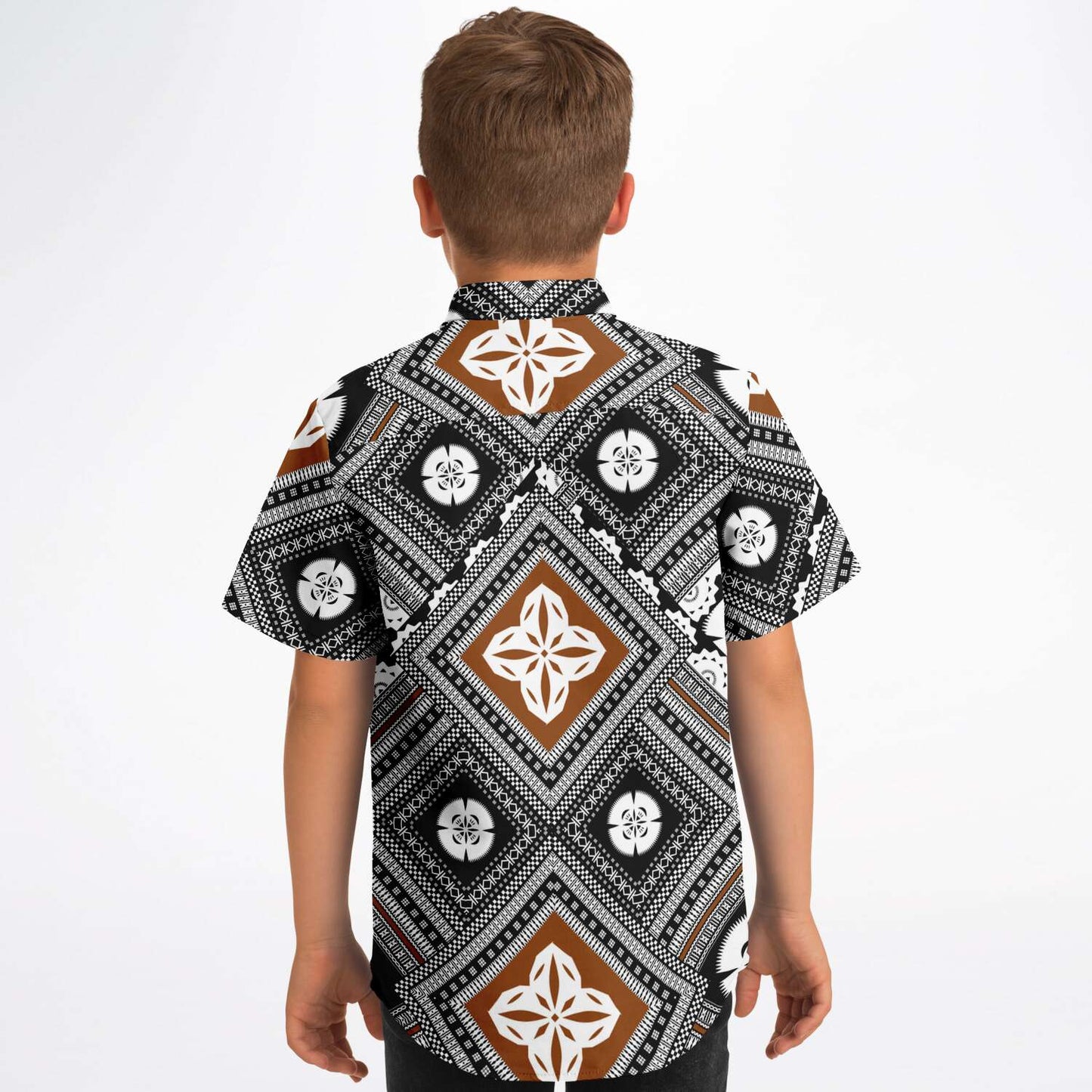 Fiji Masi Kids/Youth Short Sleeve Button Down Shirt 2