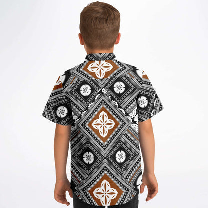 Fiji Masi Kids/Youth Short Sleeve Button Down Shirt 2