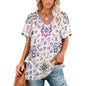 Fiji Masi  Ice Silk V Neck Short-Sleeve  Shirt 3