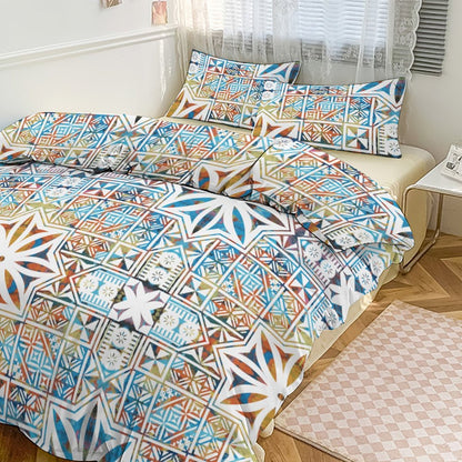 Fiji Masi 3-Piece Bedding Set-90"x90"/ 229x229cm (Dual-sided Printing) 15