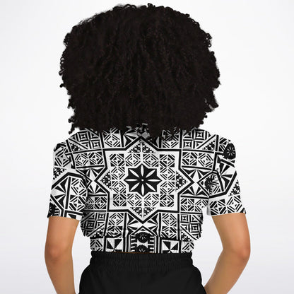 Fiji Masi  Short Sleeve Crop Top 3