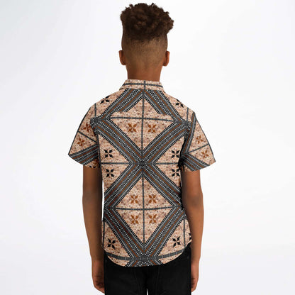 Fiji Masi Kids/Youth Short Sleeve Button Down Shirt 1