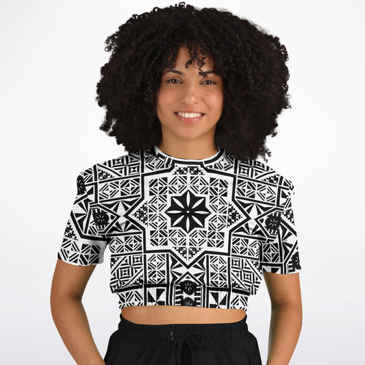 Fiji Masi  Short Sleeve Crop Top 3