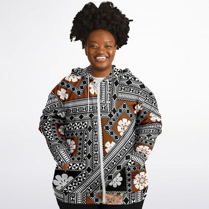 Fiji Masi Fashion Plus-size Ziphoodie 2