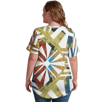 Fiji MasiIce Silk V Neck Short-Sleeve Shirt 1