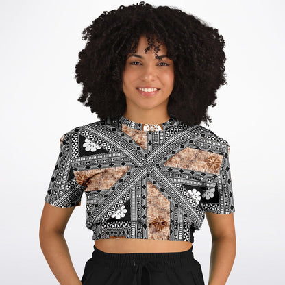 Fiji Masi  Short Sleeve Crop Top 4