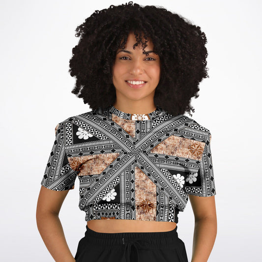 Fiji Masi  Short Sleeve Crop Top 4