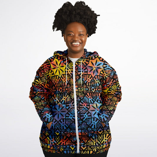 Fiji Masi Fashion Plus-size Ziphoodie 3