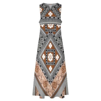 Fiji Masi Sleeveless Ankle-length Dress 4
