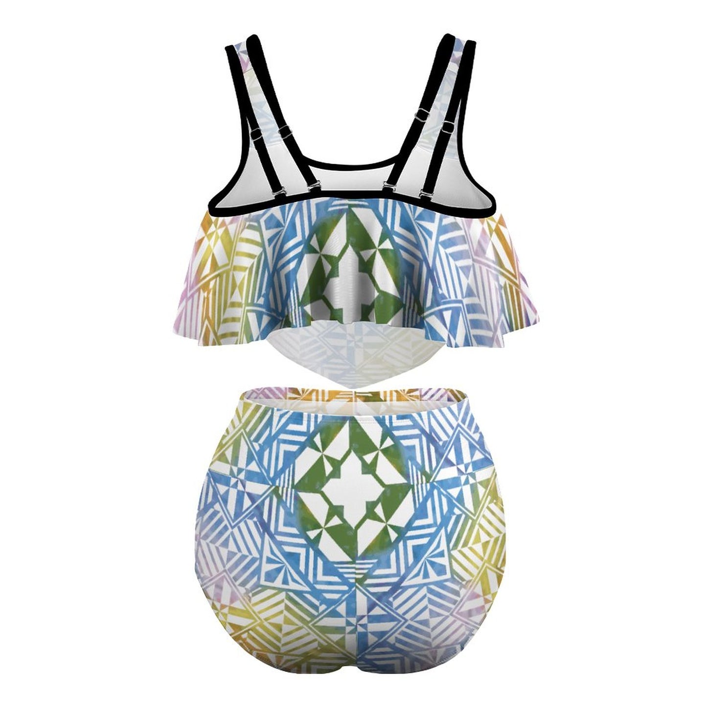 Fiji Masi Plus Size Women's Two piece Swimsuit with Tankini 3