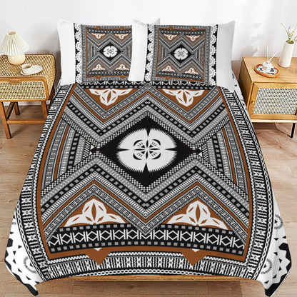Fiji Masi 3-Piece Bedding Set-90"x90"/ 229x229cm (Dual-sided Printing) 10