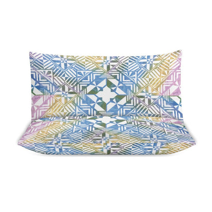 Fiji Masi 3-Piece Bedding Set-90"x90"/ 229x229cm (Dual-sided Printing) 16