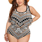 Fiji Masi Plus Size Women's Two piece Swimsuit with Tankini 2