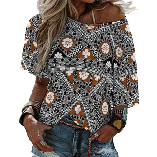 Fiji Masi Off the Shoulder Half-Sleeve T-shirt 2