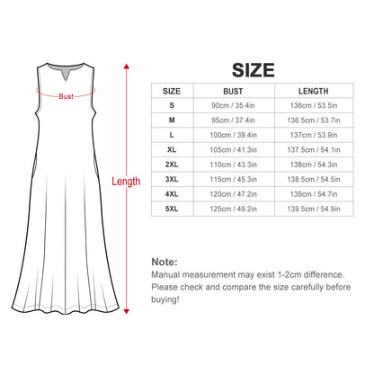 Fiji Masi Sleeveless Ankle-length Dress 3