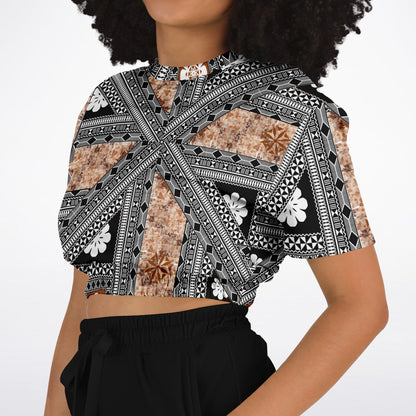 Fiji Masi  Short Sleeve Crop Top 4