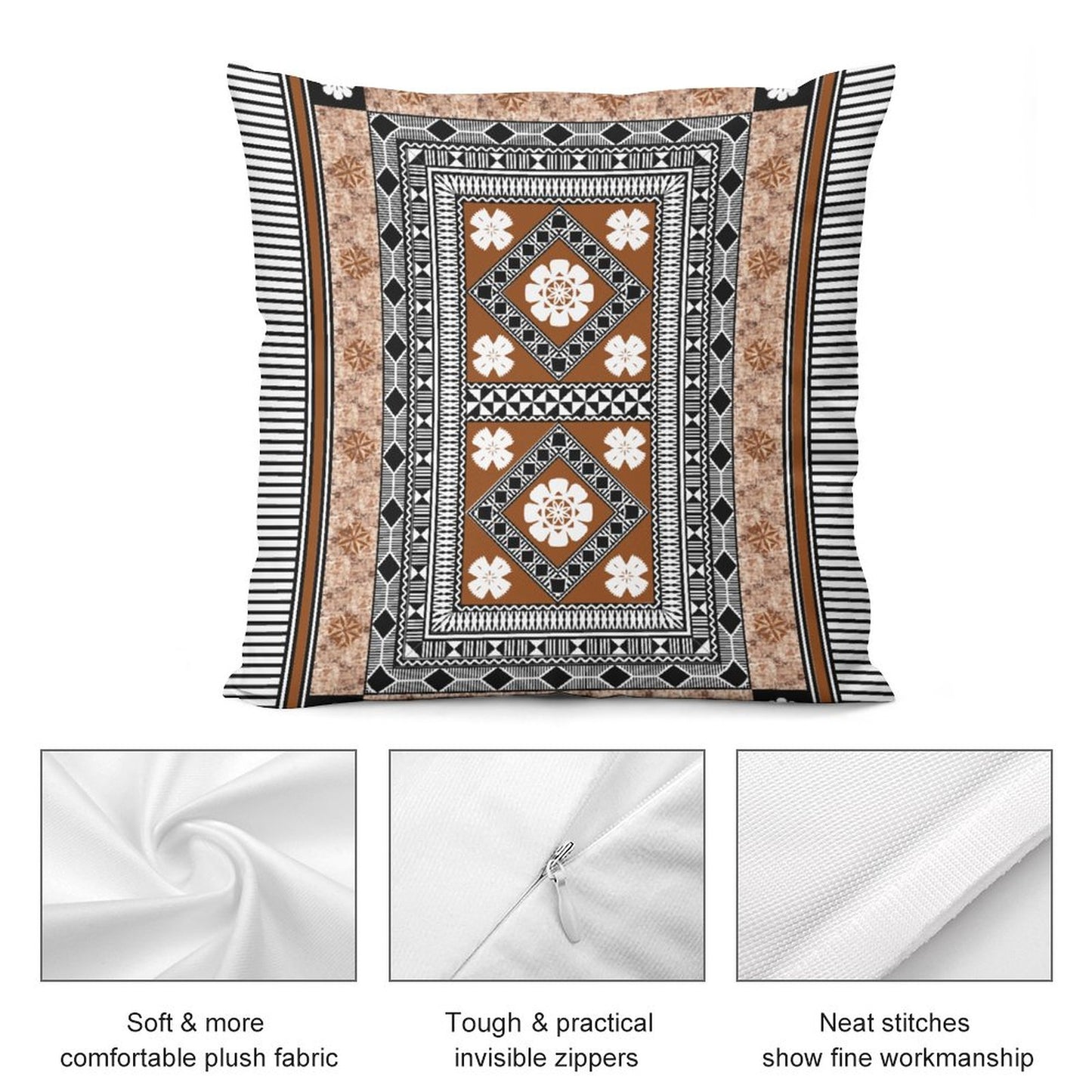 Fiji Masi Plush Pillow Case  7