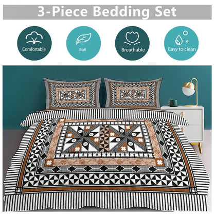 Fiji Masi 3-Piece Bedding Set-90"x90"/ 229x229cm (Dual-sided Printing) 6