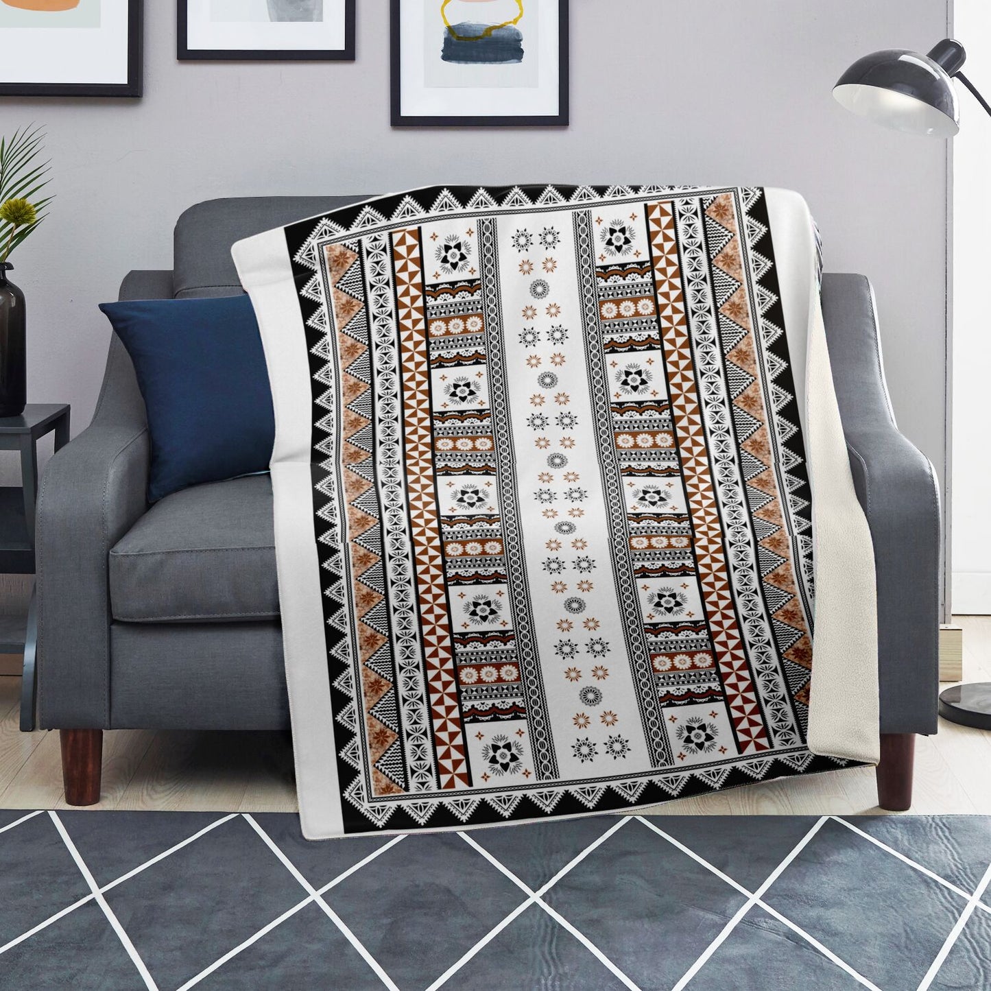 Fiji Masi Premium Microfleece Blanket - 6