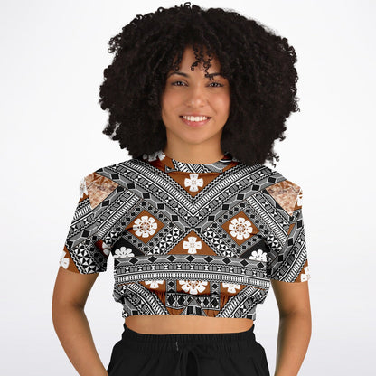 Fiji Masi  Short Sleeve Crop Top 7