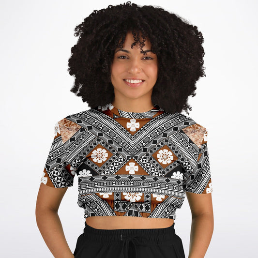 Fiji Masi  Short Sleeve Crop Top 7
