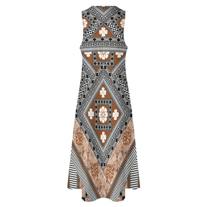 Fiji Masi Sleeveless Ankle-length Dress 4
