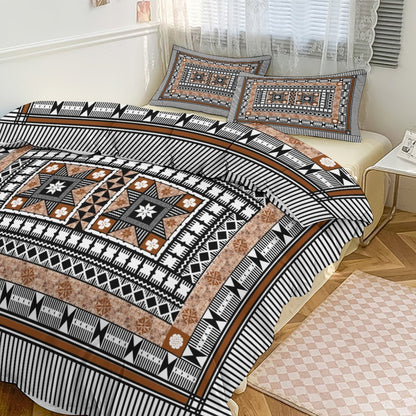 Fiji Masi 3-Piece Bedding Set-90"x90"/ 229x229cm (Dual-sided Printing) 5