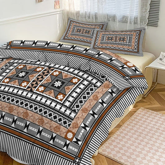 Fiji Masi 3-Piece Bedding Set-90"x90"/ 229x229cm (Dual-sided Printing) 5