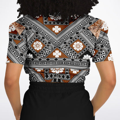 Fiji Masi  Short Sleeve Crop Top 7