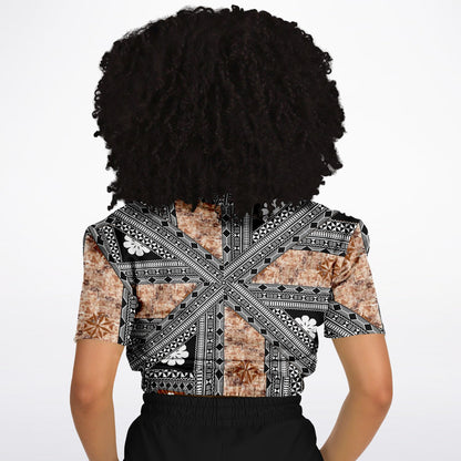 Fiji Masi  Short Sleeve Crop Top 4