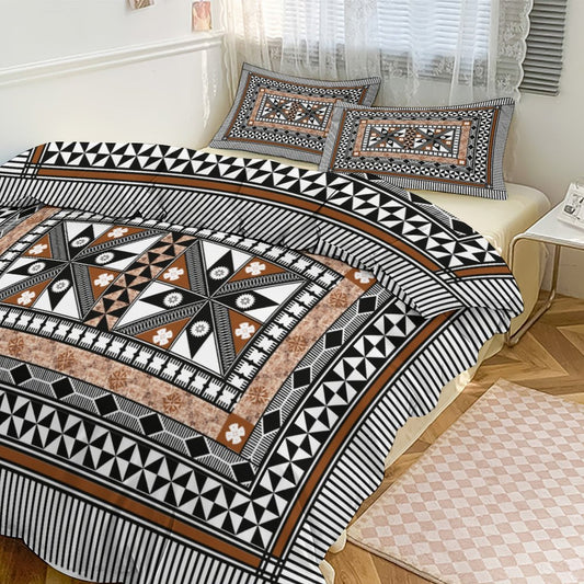 Fiji Masi 3-Piece Bedding Set-90"x90"/ 229x229cm (Dual-sided Printing) 6