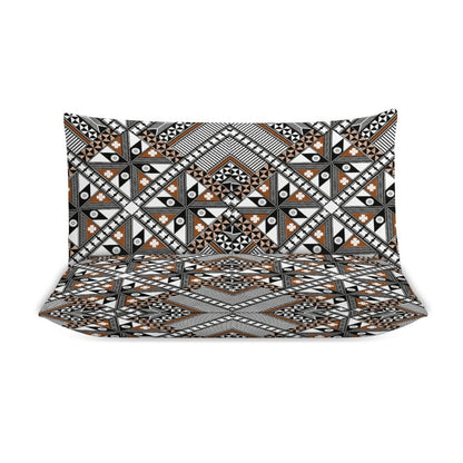 Fiji Masi 3-Piece Bedding Set-90"x90"/ 229x229cm (Dual-sided Printing) 2