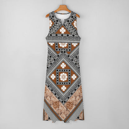 Fiji Masi Sleeveless Ankle-length Dress 4