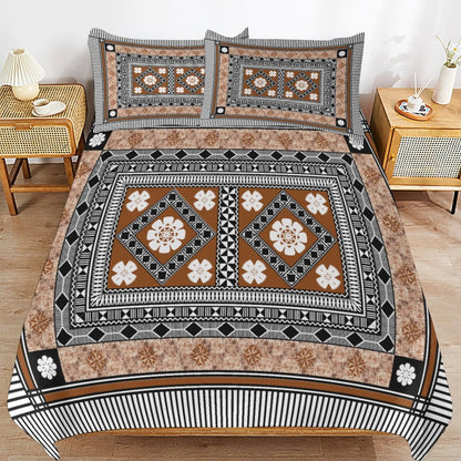 Fiji Masi 3-Piece Bedding Set-90"x90"/ 229x229cm (Dual-sided Printing) 8