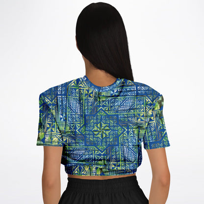 Fiji Masi  Short Sleeve Crop Top 6