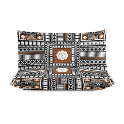 Fiji Masi 3-Piece Bedding Set-90"x90"/ 229x229cm (Dual-sided Printing) 19