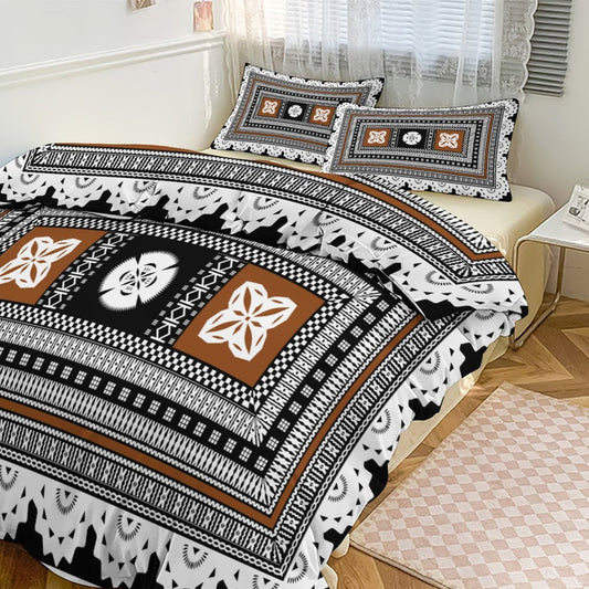 Fiji Masi 3-Piece Bedding Set-90"x90"/ 229x229cm (Dual-sided Printing) 7