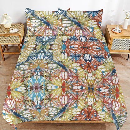 Fiji Masi 3-Piece Bedding Set-90"x90"/ 229x229cm (Dual-sided Printing) 13