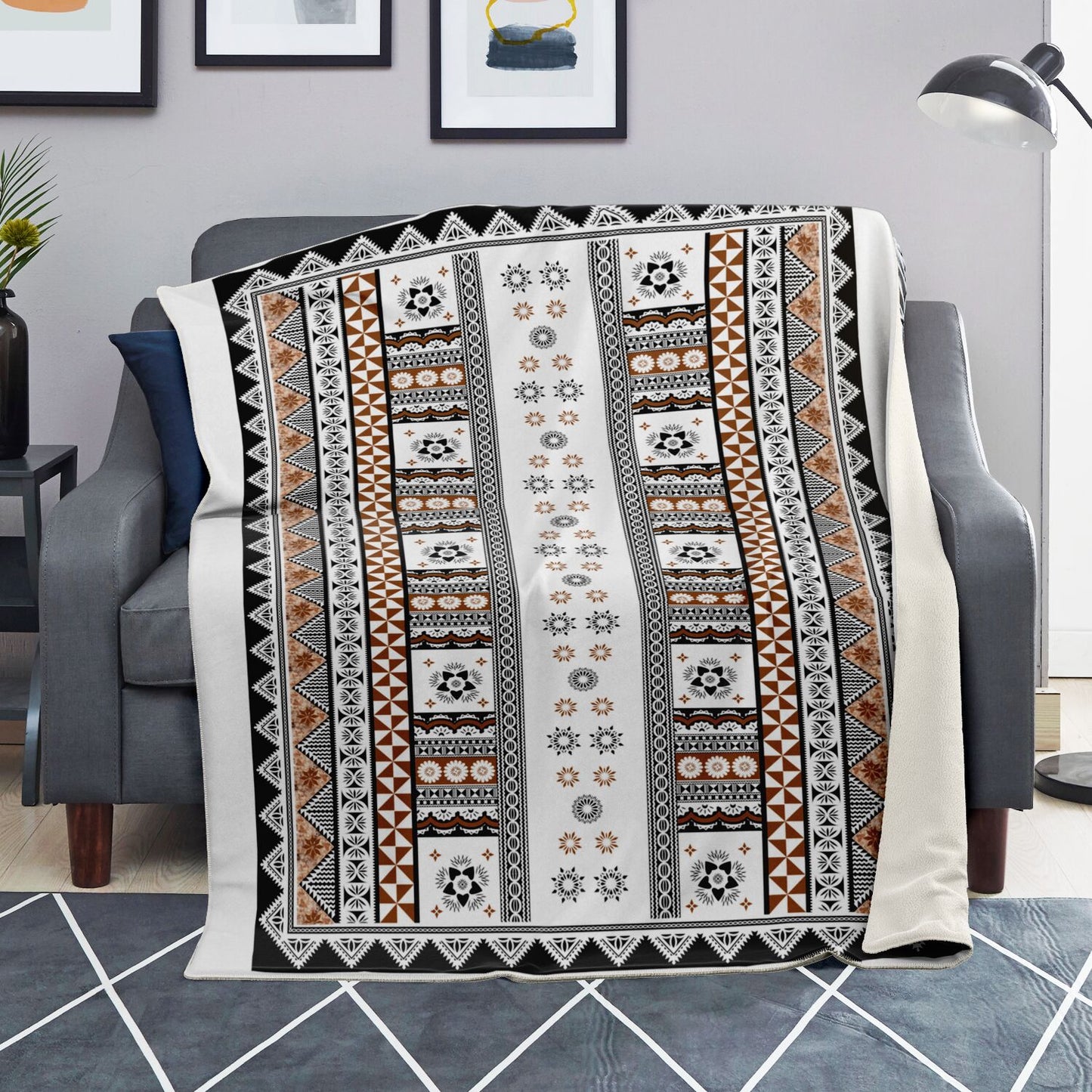 Fiji Masi Premium Microfleece Blanket - 6