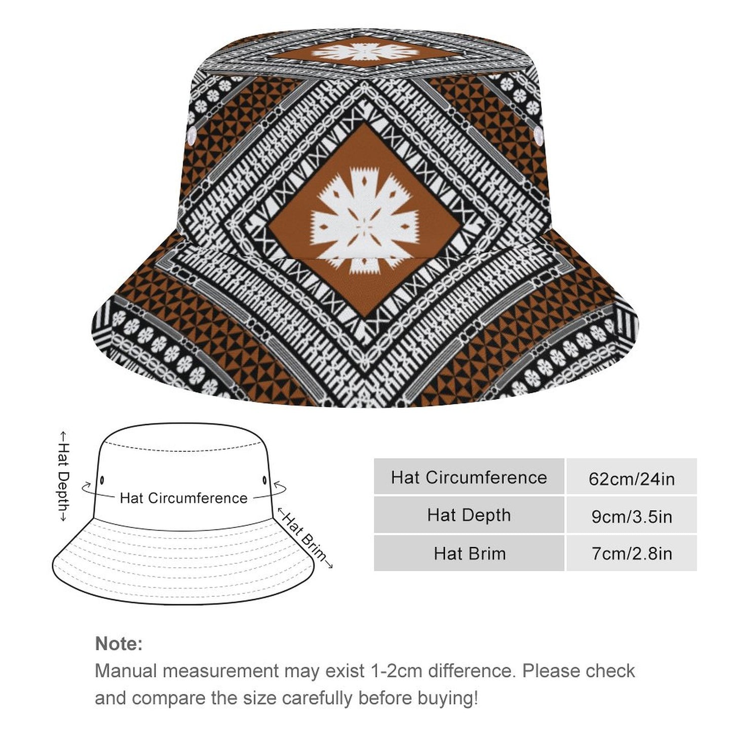 Fiji Masi Oversized Bucket Hat 6