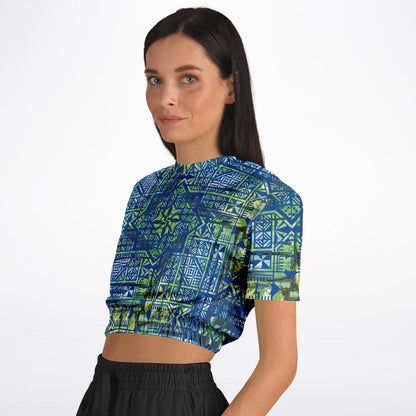 Fiji Masi  Short Sleeve Crop Top 6