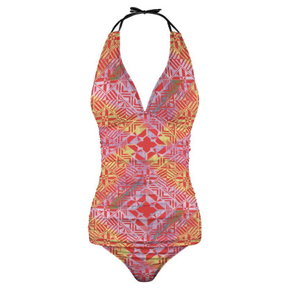 Fiji Masi 2-Piece Women's Halter Tankini  4