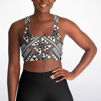 Fiji Tattoo Padded Sports Bra 10