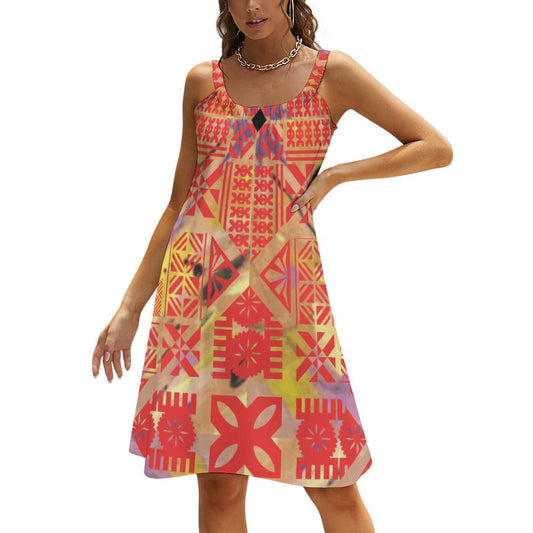 Fiji  Masi Sleeveless Dress 4