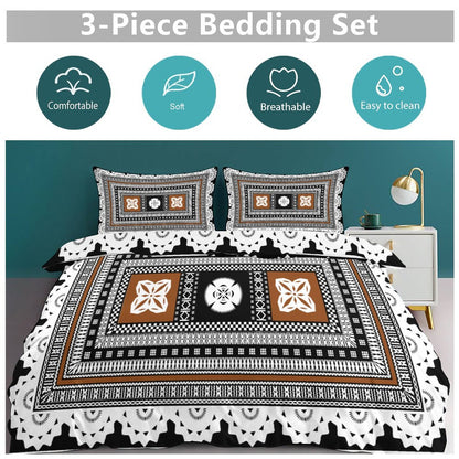 Fiji Masi 3-Piece Bedding Set-90"x90"/ 229x229cm (Dual-sided Printing) 7